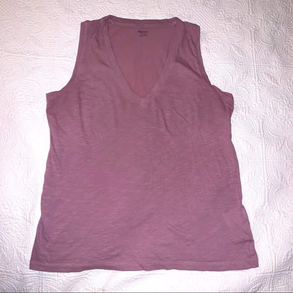 Madewell  Light purple V Neck tank size XS